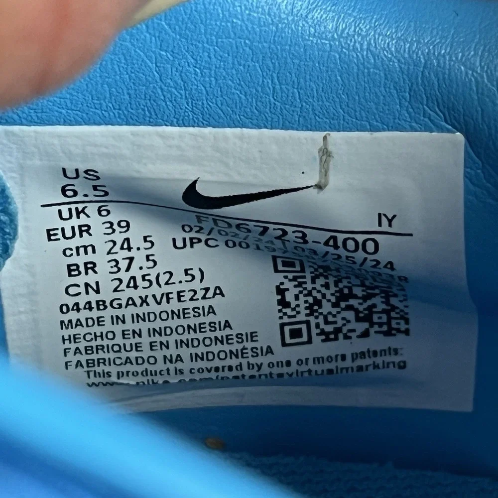Nike Phantom GX II Academy FG/MG Blue Fury FD6723-400 Men's Size‎ 6.5 Cleats